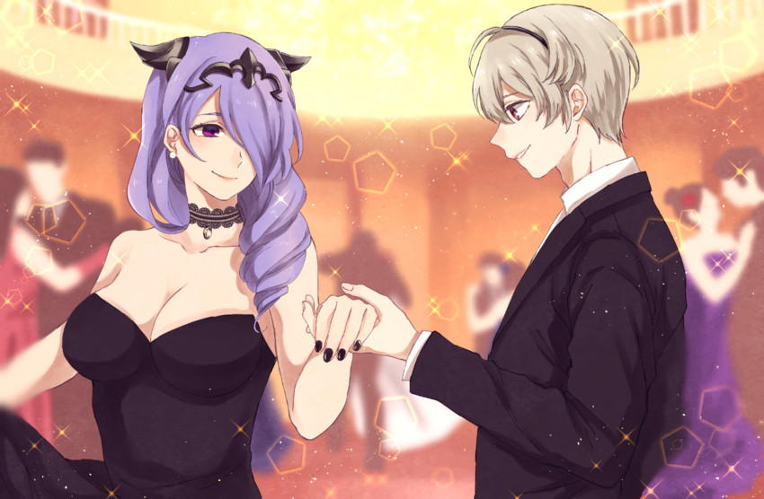 camilla and leo (fire emblem and 1 more) drawn by aomeeso