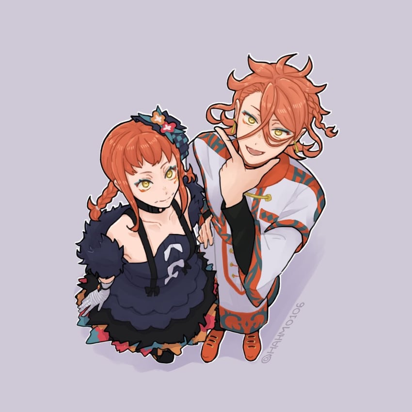 panette and pandreo (fire emblem and 1 more) drawn by hahm0106
