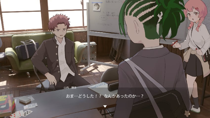 protagonist, himonya misaki, and yamauchi youdou (lost property control organization) drawn by samidare_(hoshi)