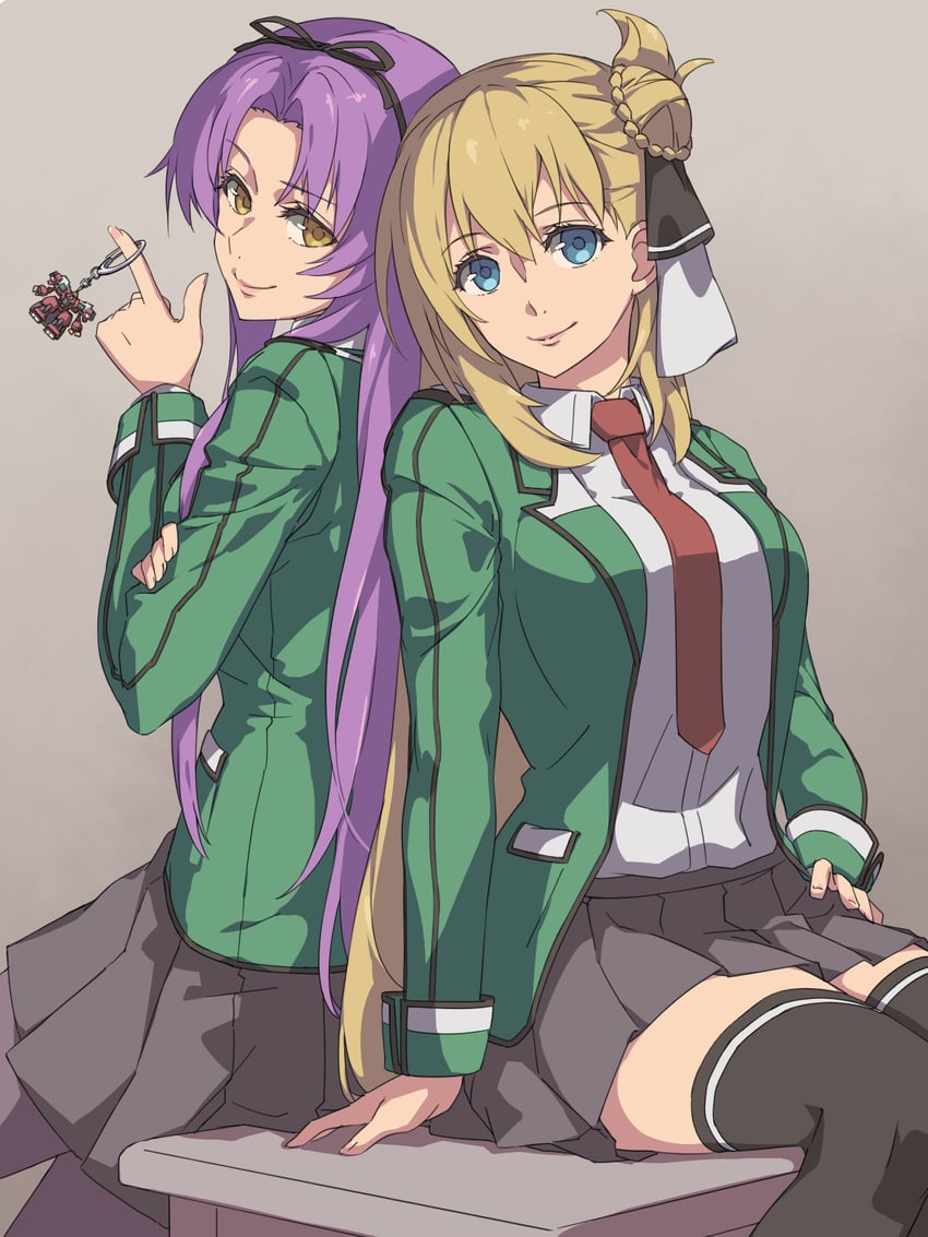 renne and agnes claudel (eiyuu densetsu and 2 more) drawn by chiharu_(9654784)