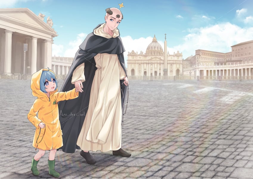 luce and dominic de guzman (jubilee 2025 and 1 more) drawn by an_dres_art
