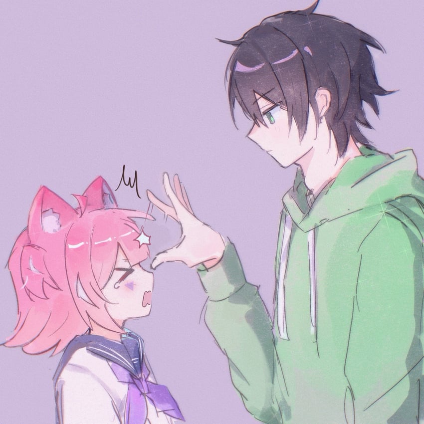 vedal987 and camila (indie virtual youtuber and 1 more) drawn by pinkpink939