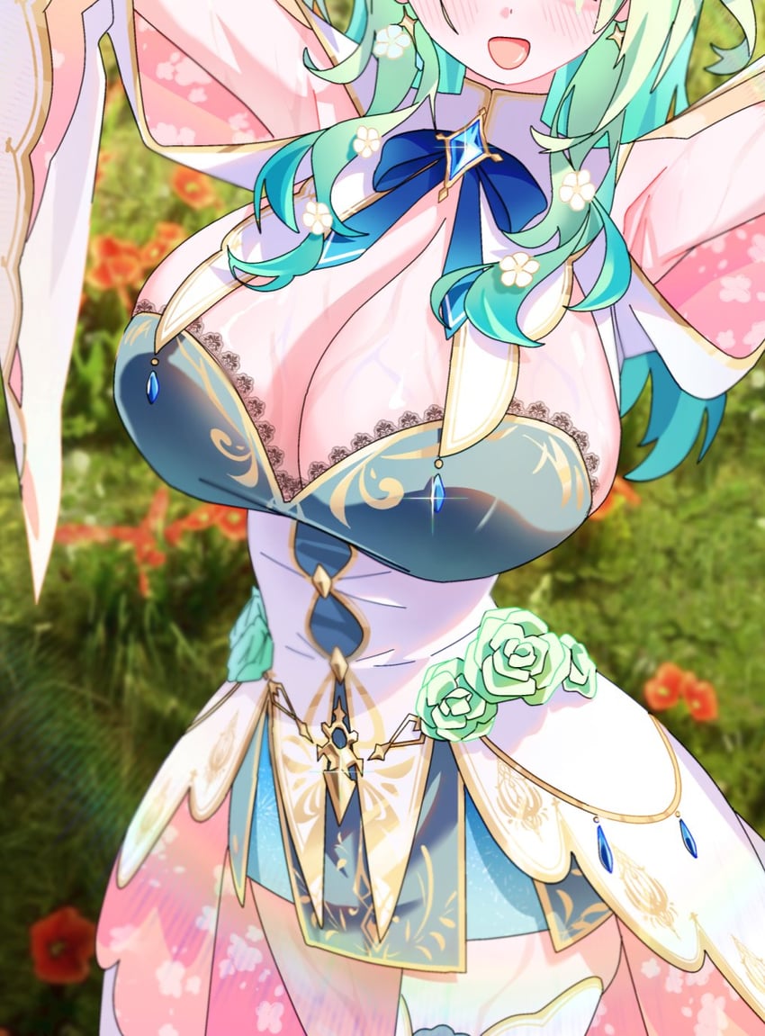 ceres fauna (hololive and 1 more) drawn by gurumie