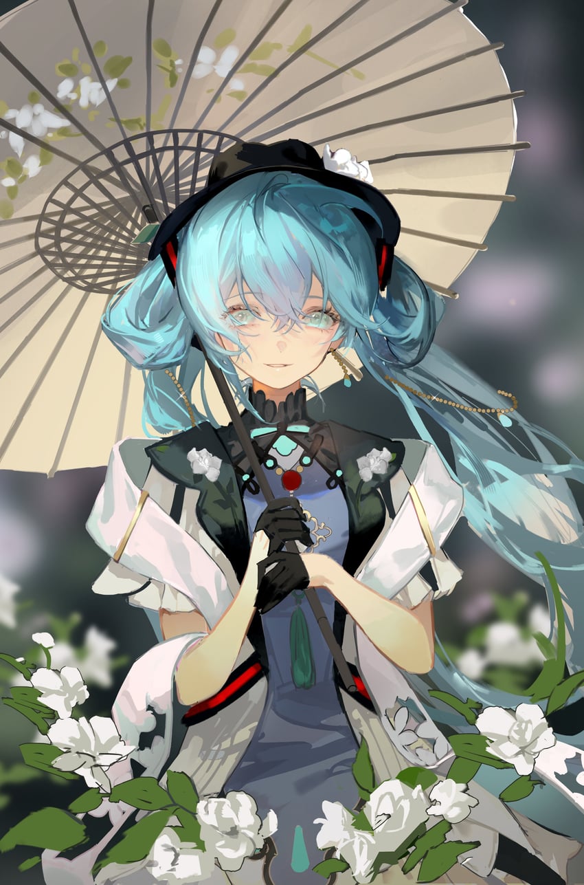 hatsune miku (vocaloid and 1 more) drawn by weifengbing