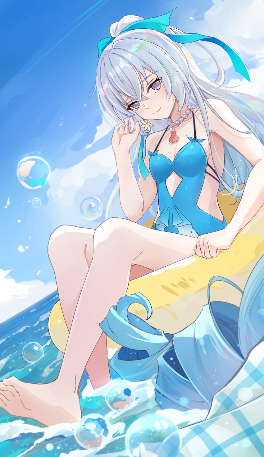bronya zaychik (honkai and 1 more) drawn by qingye_ling
