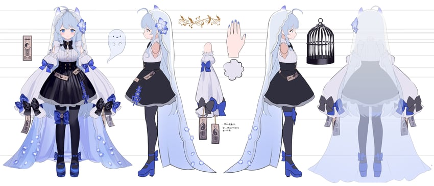 mogughost (indie virtual youtuber) drawn by y_o_u_k_a