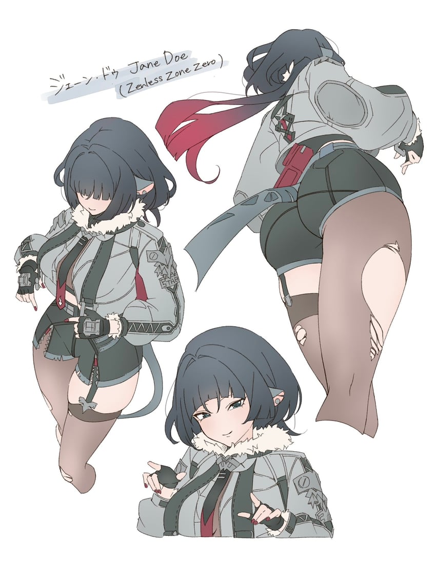 jane doe (zenless zone zero) drawn by pumu_(pumu_co29)