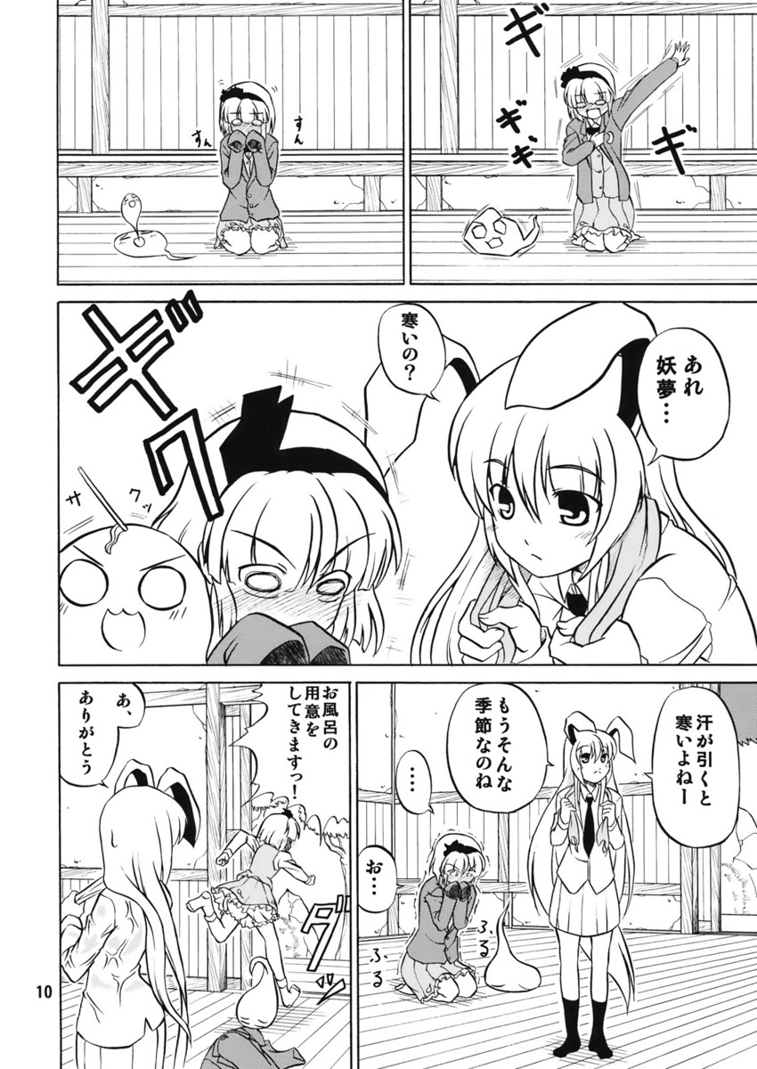 konpaku youmu and reisen udongein inaba (touhou) drawn by hoshino_souichirou