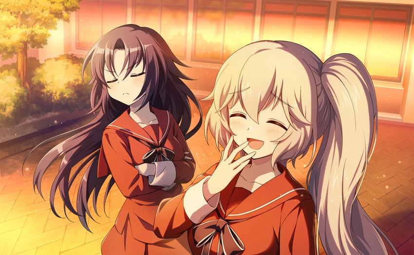mikuni oriko and asako komaki (mahou shoujo madoka magica and 2 more)