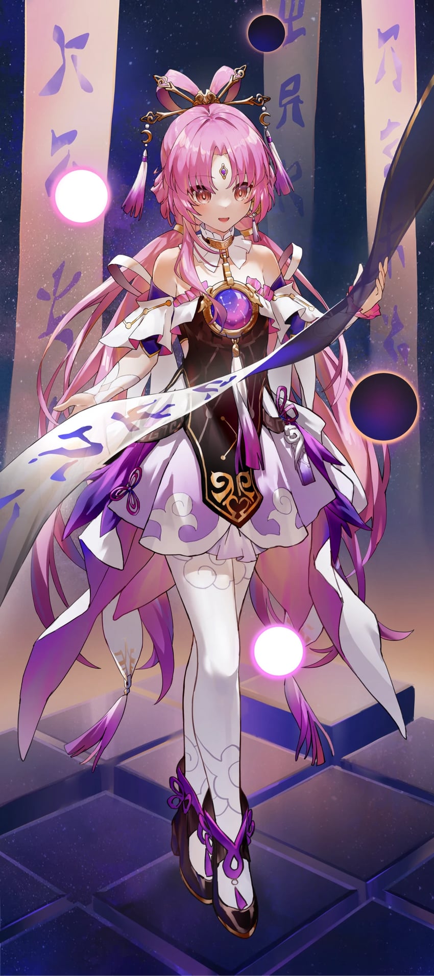 fu xuan (honkai and 1 more) drawn by swkl:d
