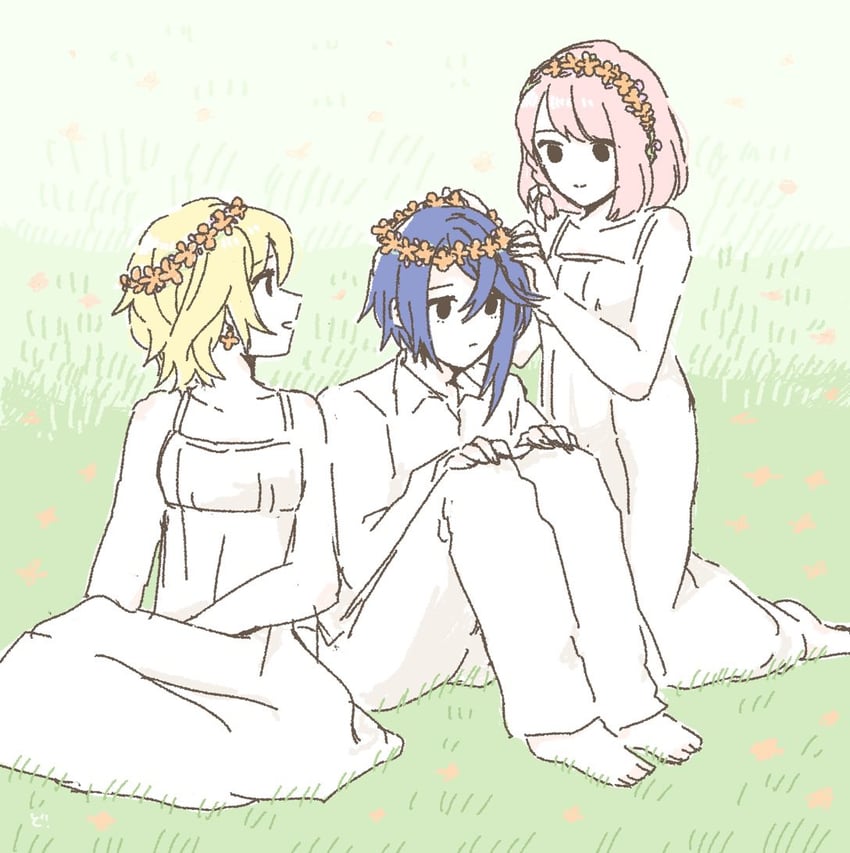 lapis, citrinne, and alcryst (fire emblem and 1 more) drawn by dolly_deer