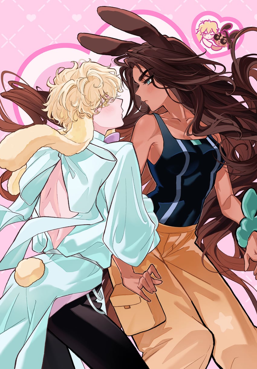 luka and hyuna (alien stage) drawn by lolo_(myon_creative)