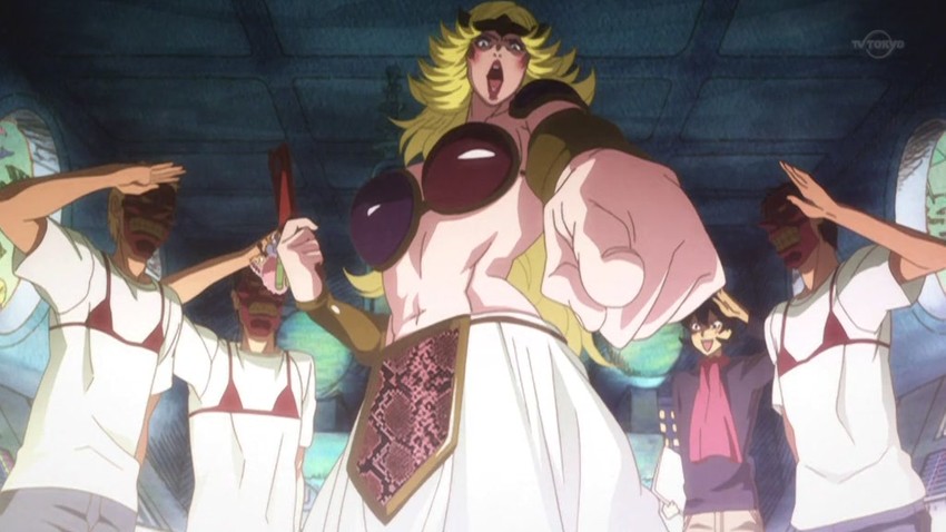 amazoness, otome gachi tengu, hajirai tengu, chikyuu boueigun taichou, and c-cup tengu (arakawa under the bridge)
