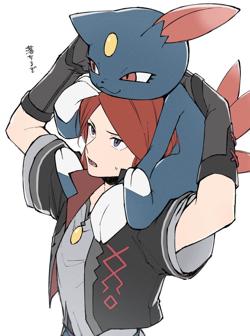 silver and sneasel (pokemon and 1 more) drawn by mocollie