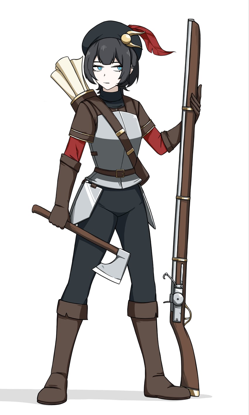 tomboy nuln mercenary (warhammer fantasy) drawn by mp_sg