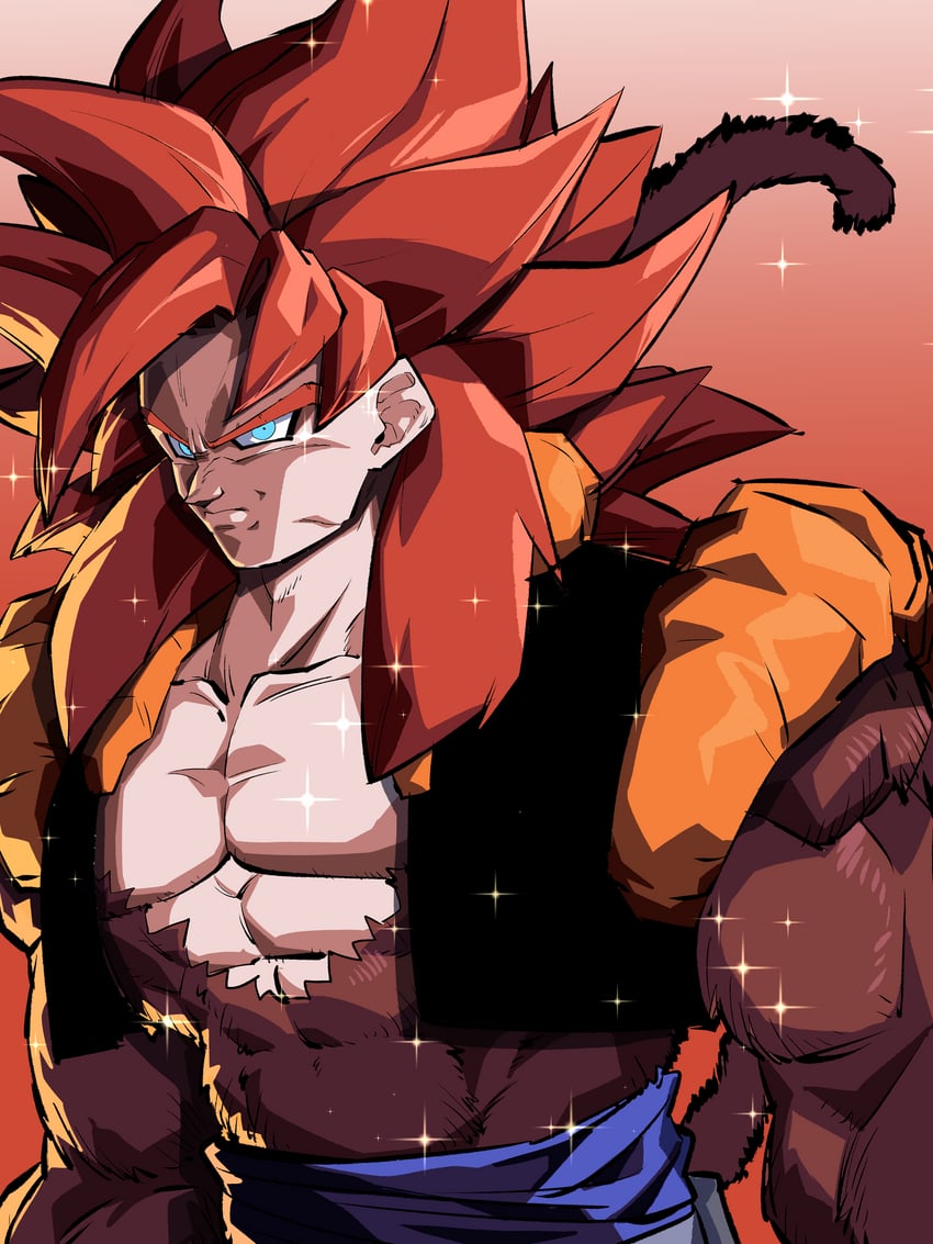 gogeta (dragon ball and 1 more) drawn by k.tomato