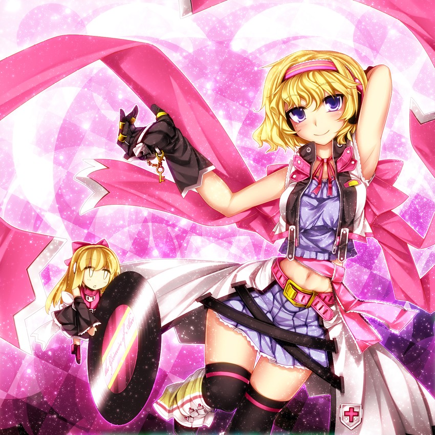 alice margatroid and shanghai doll (touhou) drawn by kazetto