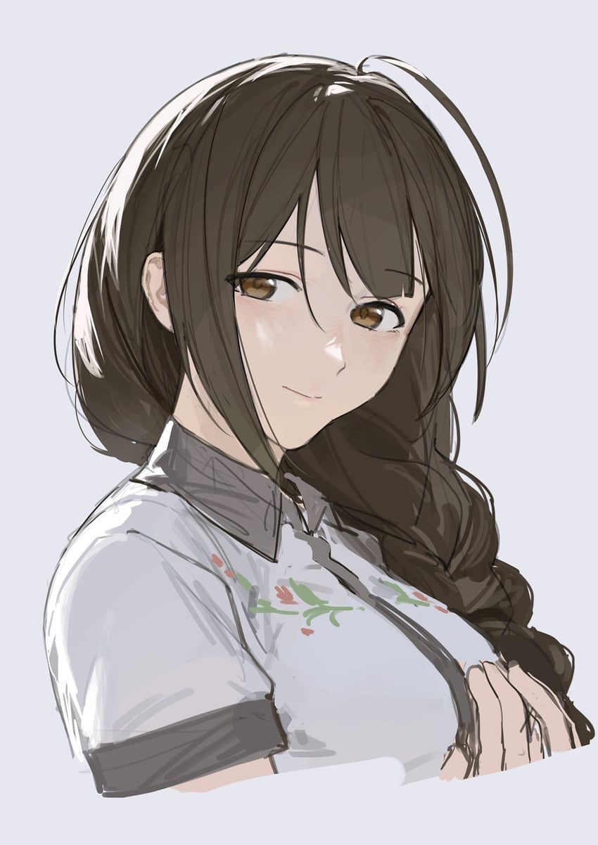 kuwayama chiyuki (idolmaster and 1 more) drawn by zhili_xingzou