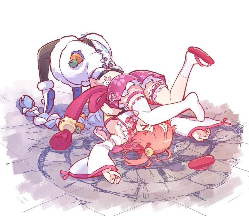 usada pekora, sakura miko, and don-chan (hololive) drawn by sakino_shingetsu