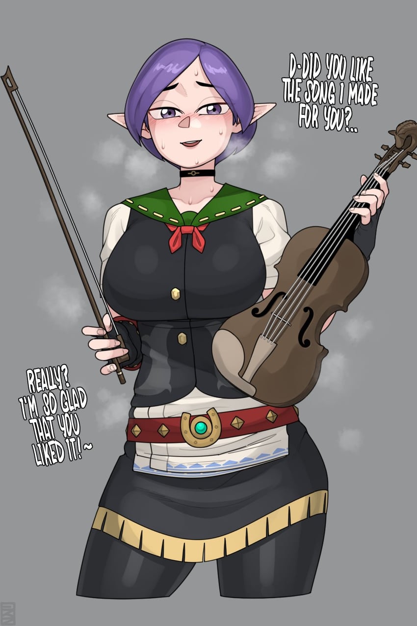 violynne (the legend of zelda and 1 more) drawn by ekz_(robotekz)