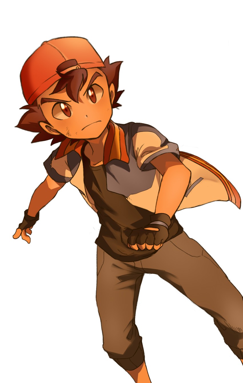 ash ketchum (pokemon and 1 more) drawn by 32890_(artist)