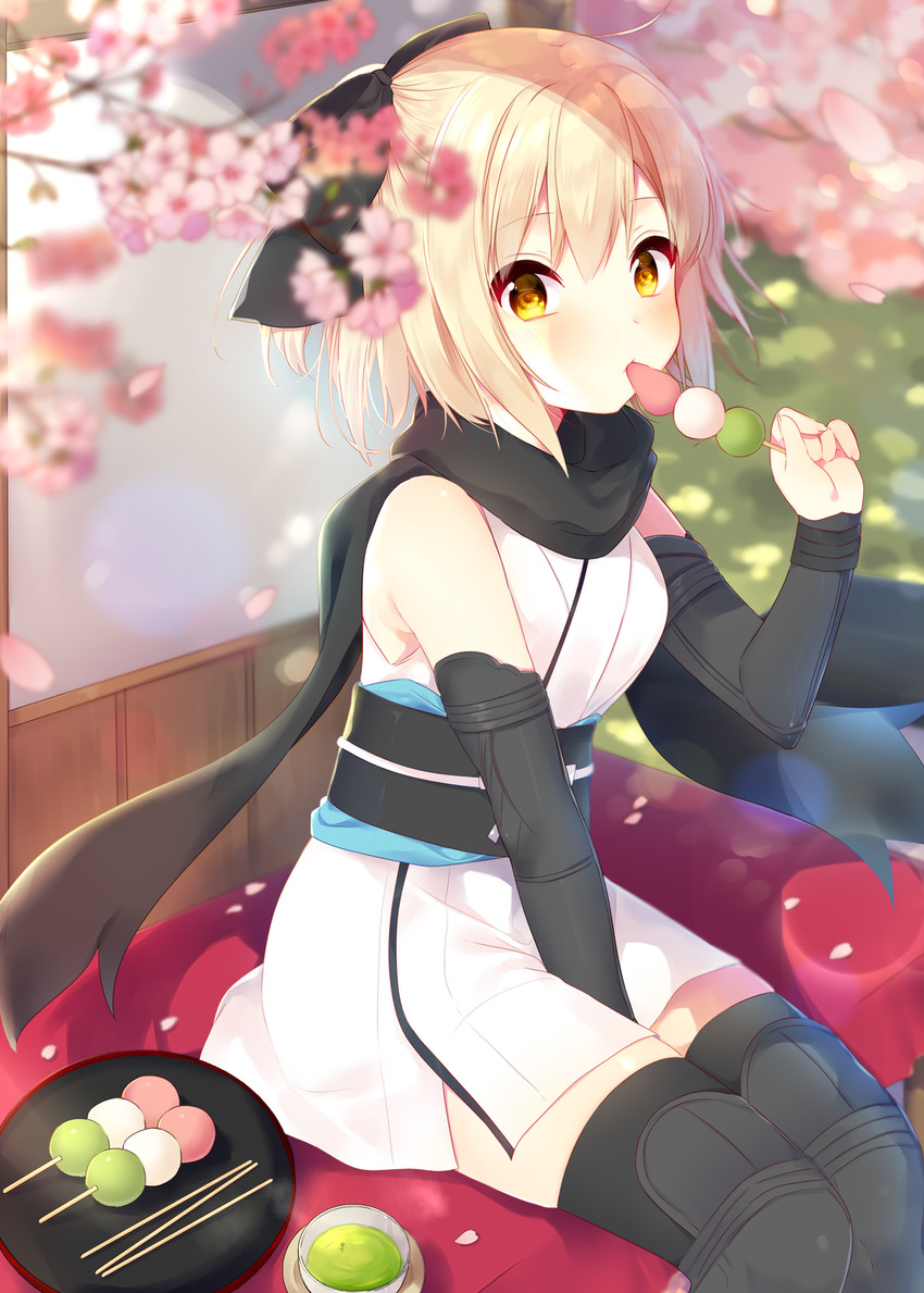 okita souji (fate and 1 more) drawn by mafuyu_(chibi21)