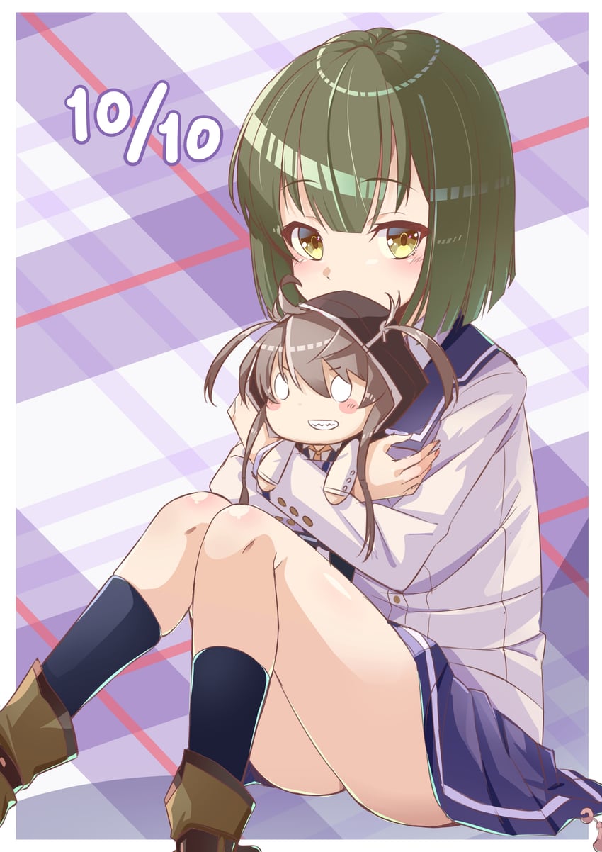 shichinosato kofuki and ban tsugumi (toji no miko) drawn by leer.meer