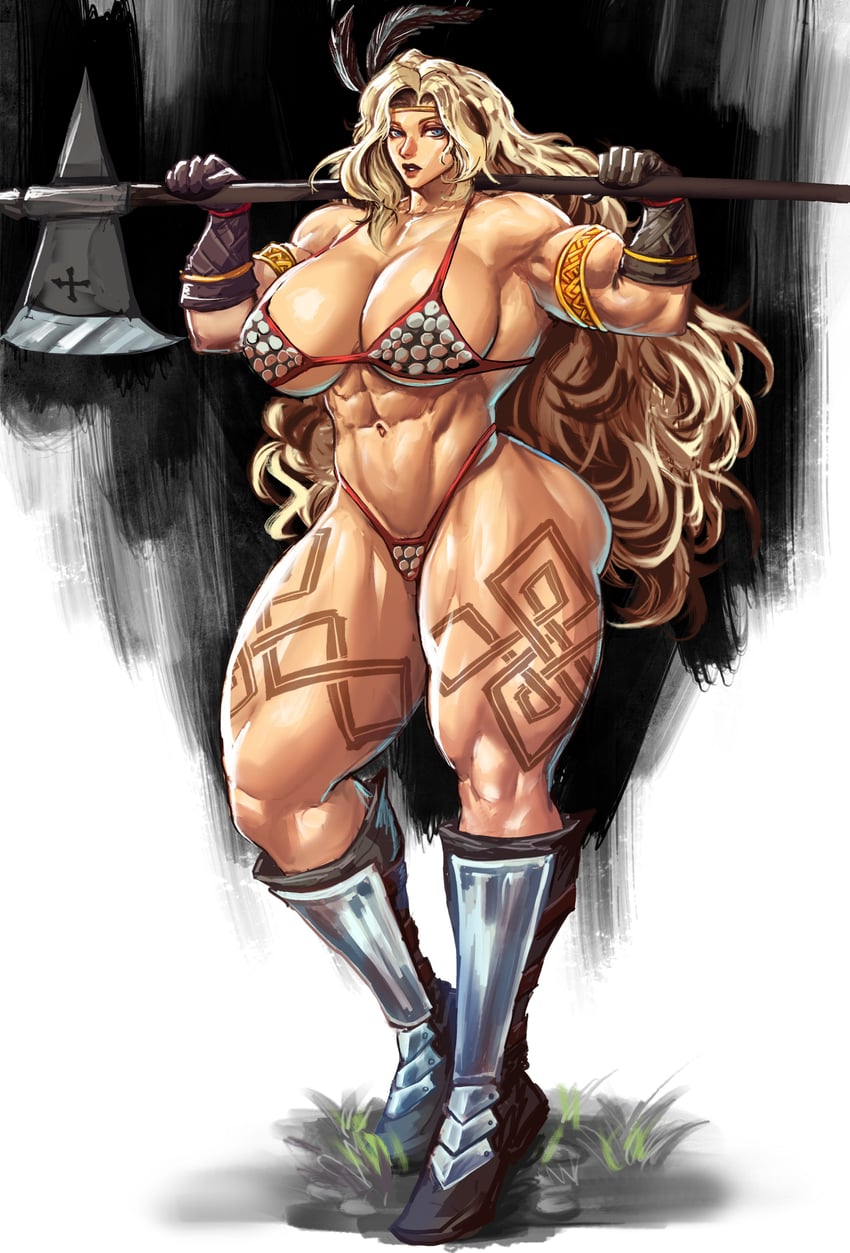 amazon (dragon's crown and 1 more) drawn by virgoart