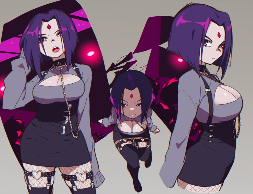 raven (dc comics and 1 more) drawn by aetherion