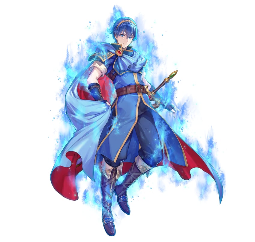 marth (fire emblem and 3 more) drawn by fujikawa_akira