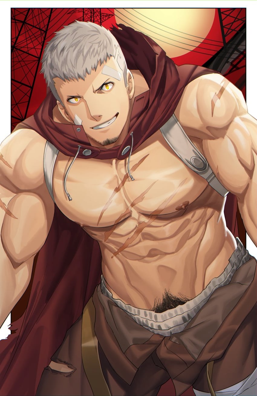 sanada akihiko and shadow akihiko (persona and 2 more) drawn by nullq_(nullqllun)