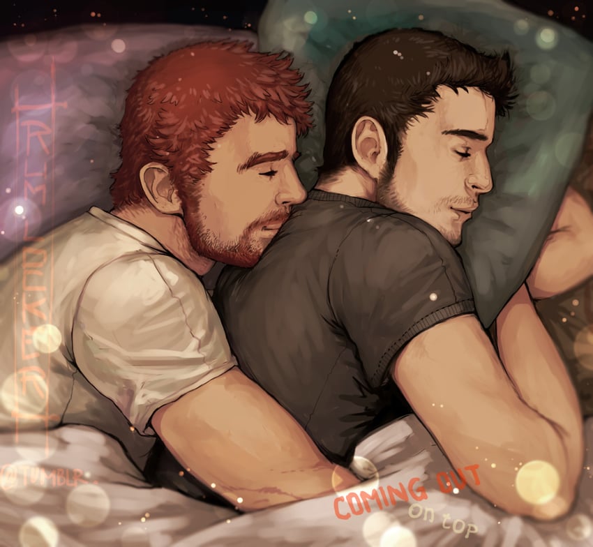 mark matthews and brad melnick (coming out on top) drawn by rumlockerart