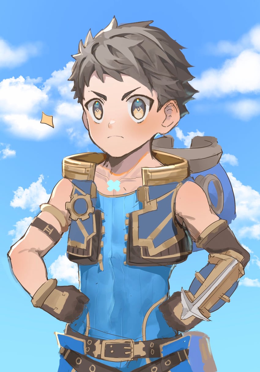 rex (xenoblade chronicles and 1 more) drawn by yuki4912
