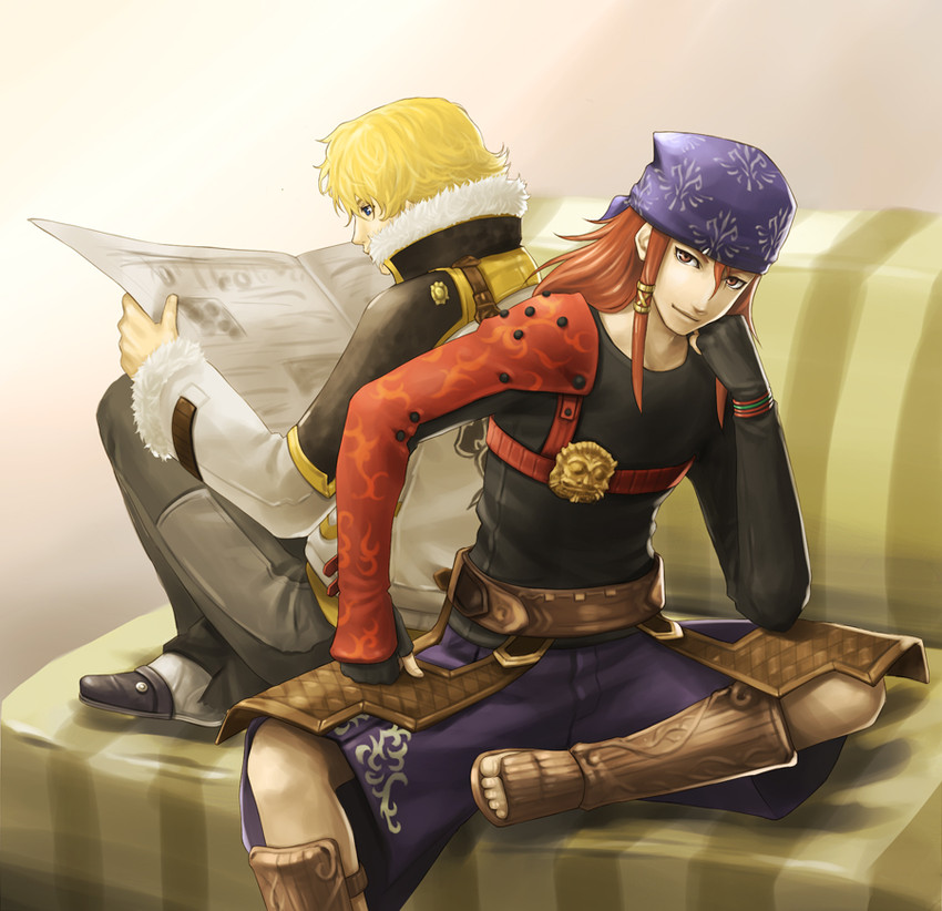 layle and keiss (final fantasy and 2 more) drawn by meno_(pixiv)