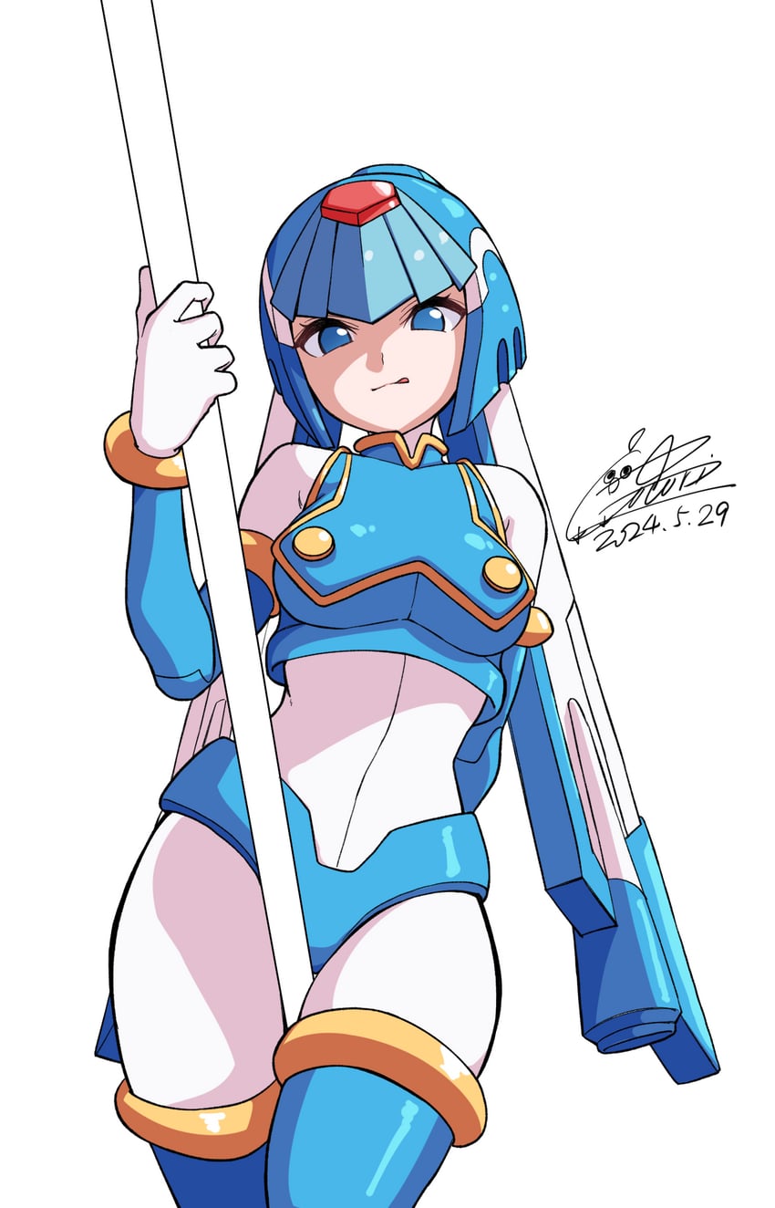 fairy leviathan (mega man and 1 more) drawn by cototiworld
