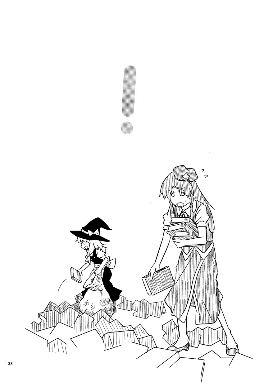 kirisame marisa and hong meiling (touhou and 1 more) drawn by sakana_(ryuusui-tei)