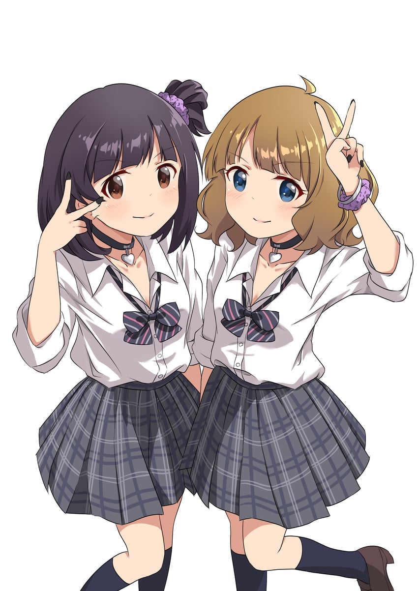 suou momoko and nakatani iku (idolmaster and 2 more) drawn by yukipo_p