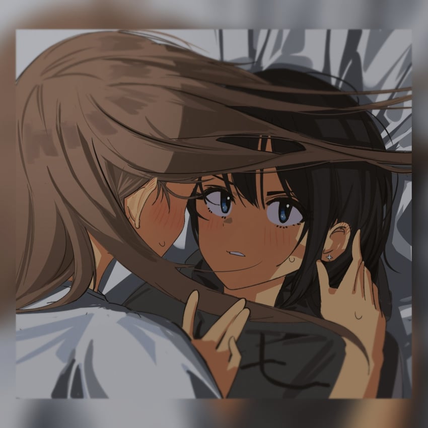 miyagi shiori and sendai hazuki (shuuniichido classmate wo kau hanashi) drawn by haidao_mao