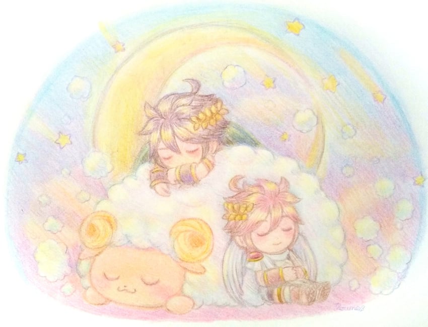 pit and dark pit (kid icarus and 1 more) drawn by suruga_kanade