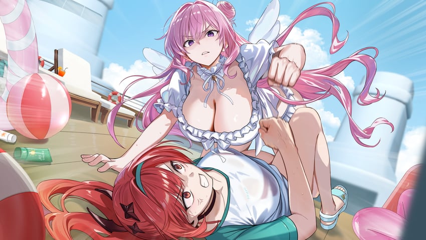 rapi and dorothy (goddess of victory: nikke) drawn by azuki_yui