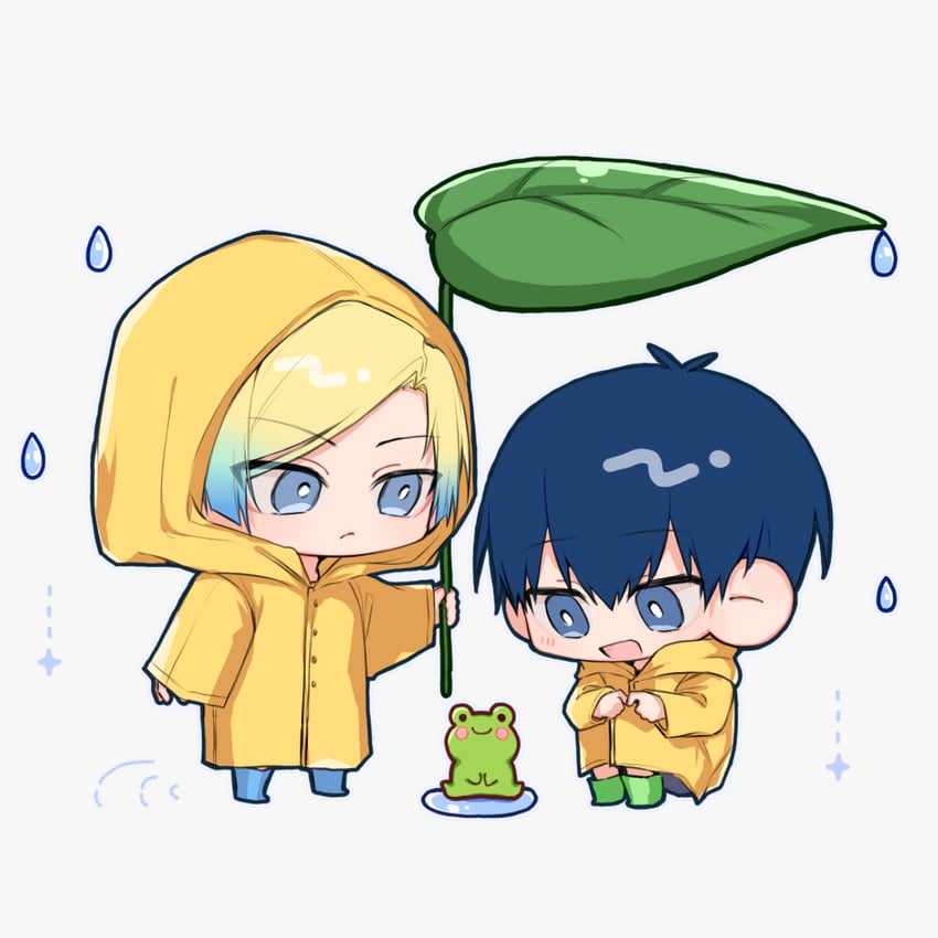 isagi yoichi and michael kaiser (blue lock) drawn by user_yxzp4453