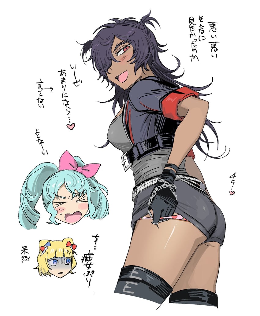 minami mirei, katasumi amari, and mario (pretty series and 2 more) drawn by yumei_(jigoku101)