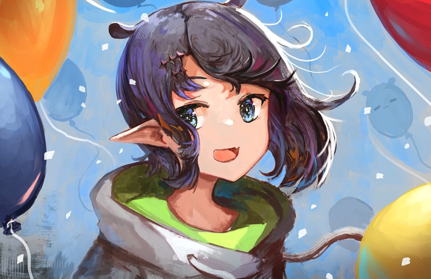 ninomae ina'nis and takodachi (hololive and 1 more) drawn by advarcher