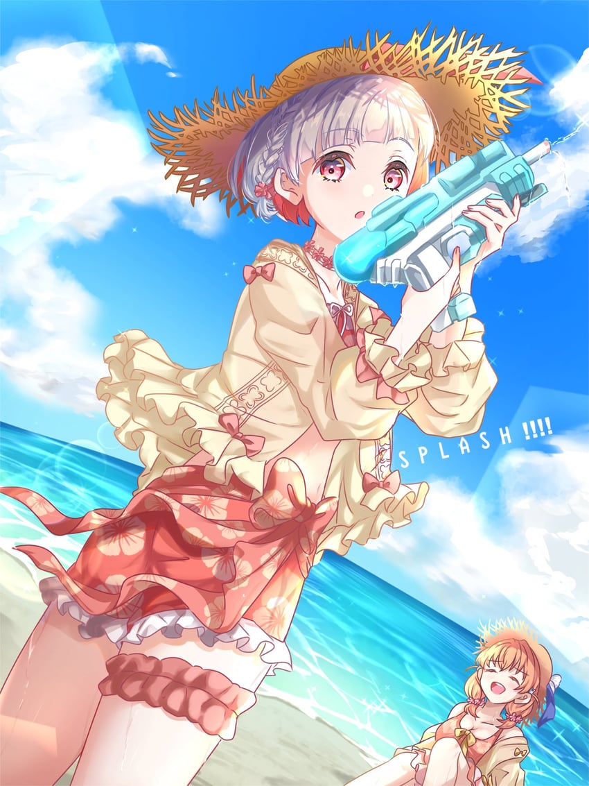 hinoshita kaho and yugiri tsuzuri (love live! and 1 more) drawn by sakari_(pear_8_ll)