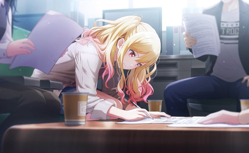 tenma saki (project sekai) drawn by colorful_palette