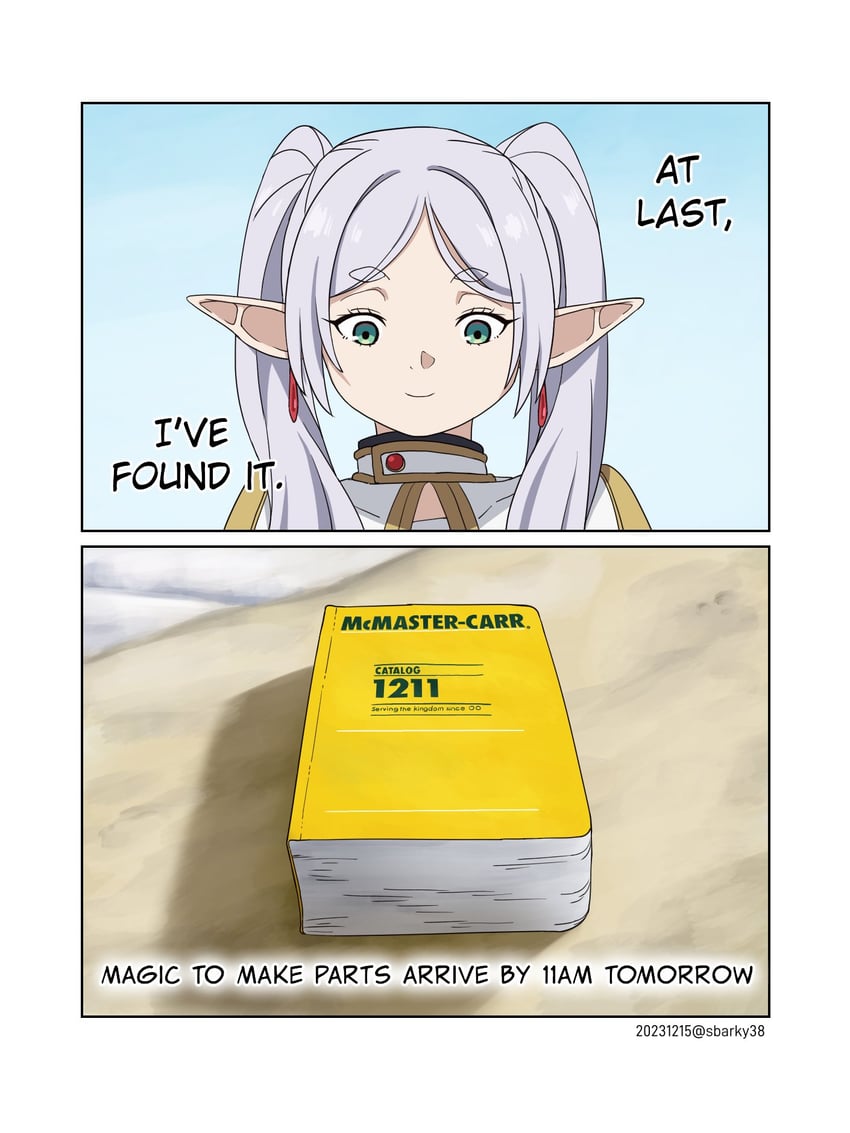 frieren (sousou no frieren and 1 more) drawn by sbarky38