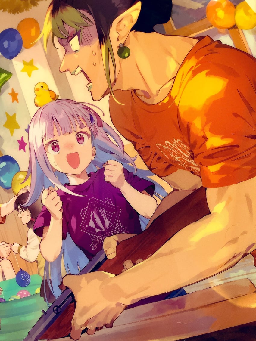 lize helesta, sebastian piyodore, and hanabatake chaika (nijisanji) drawn by batutenbatubatu