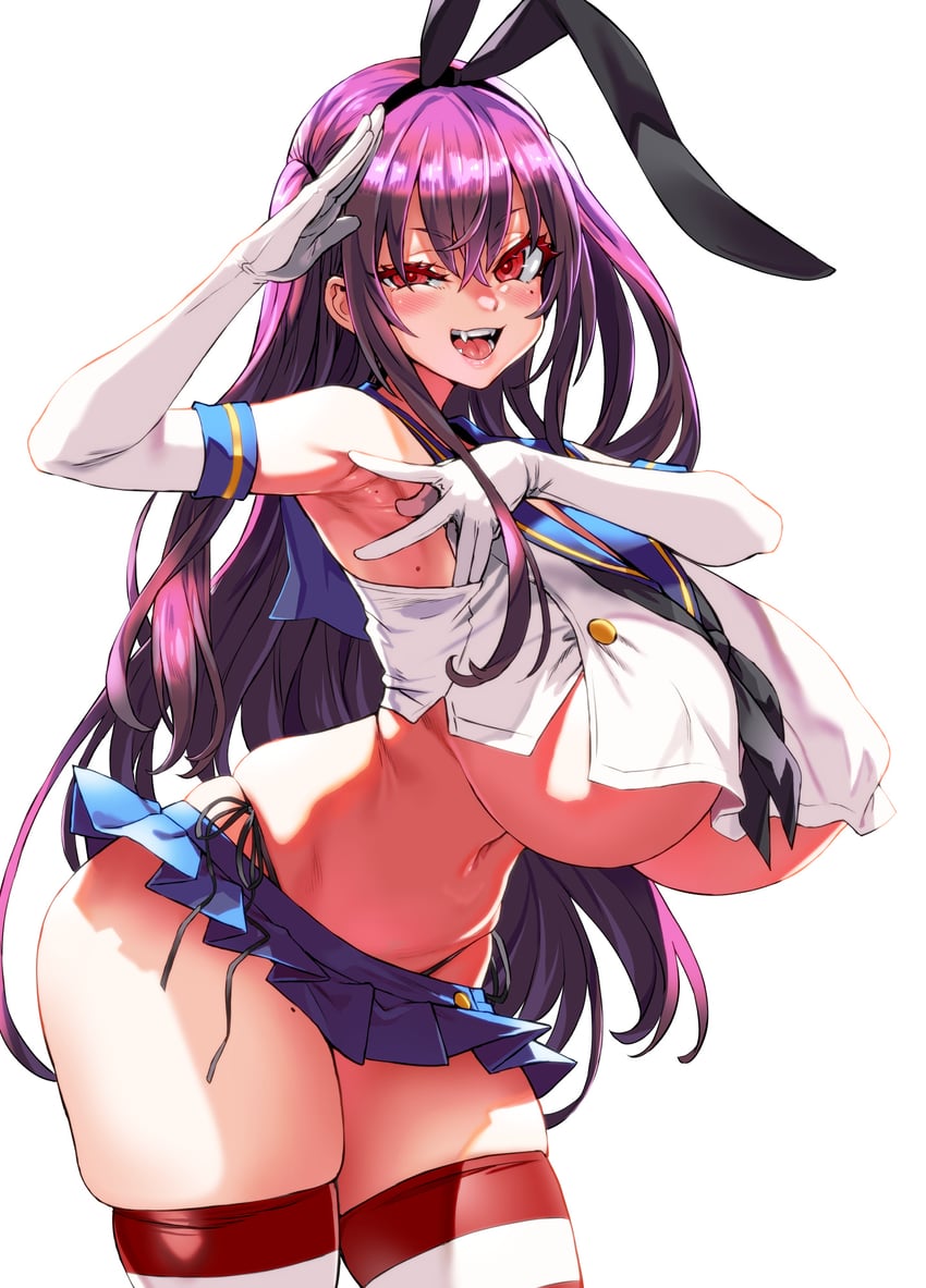 shimakaze (original and 1 more) drawn by asanagi