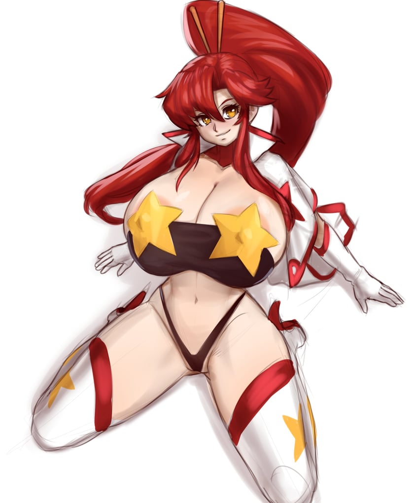 yoko littner and space yoko (tengen toppa gurren lagann) drawn by mystical_(plantpenetrator)
