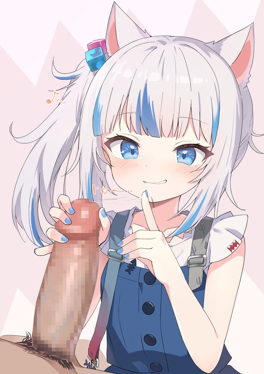 gawr gura (hololive and 1 more) drawn by enuzoushigaya